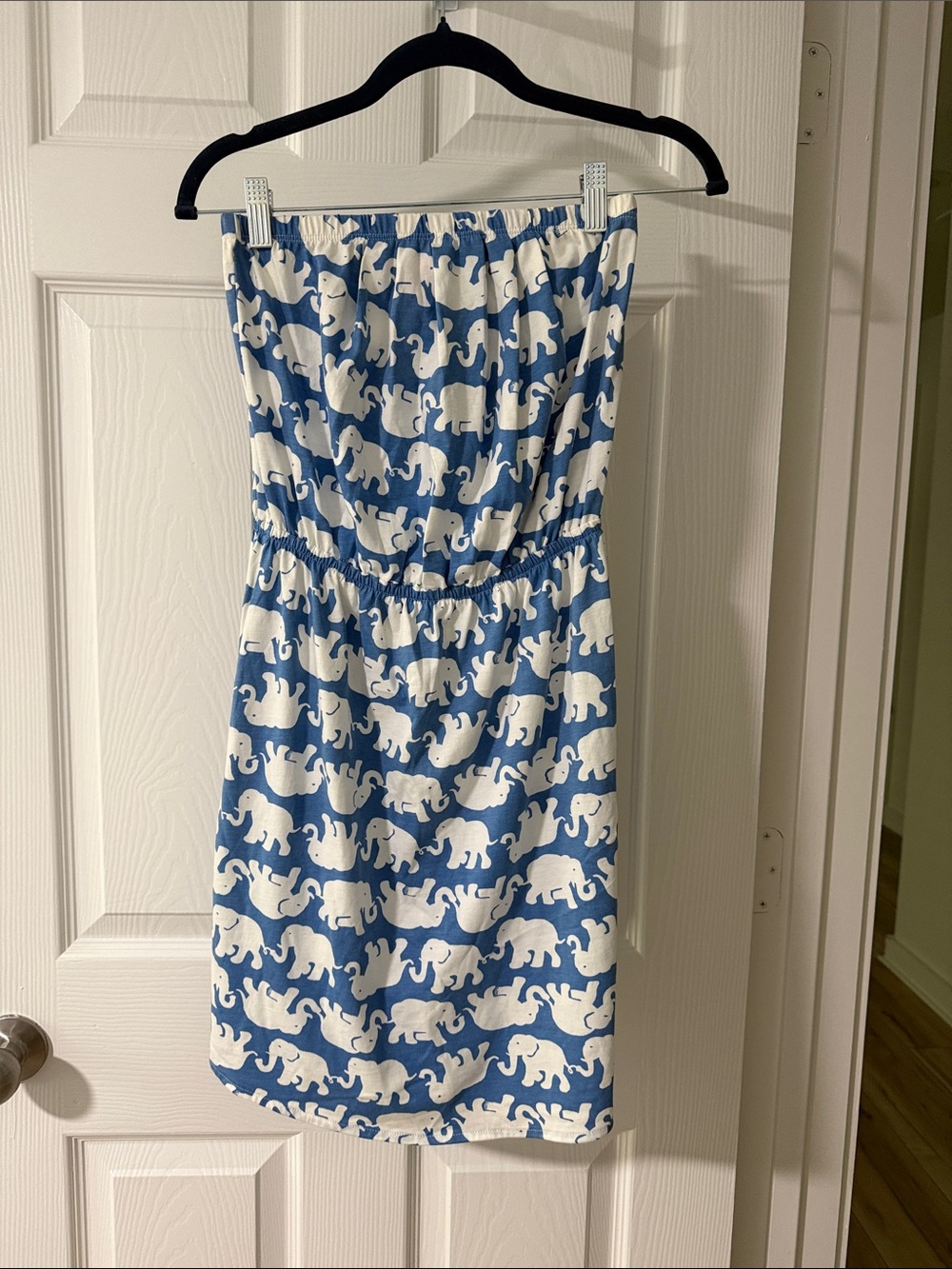 Lilly Pulitzer Blue and White Printed Dress - Picture 1 of 4